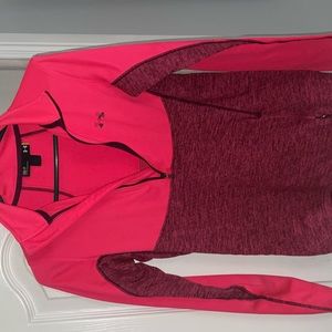 Hot pink under armor pull over